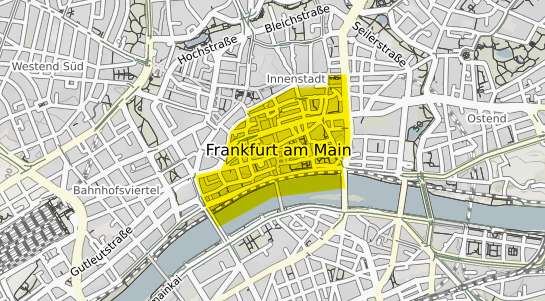 Immobilienpreisekarte Frankfurt am Main Altstadt